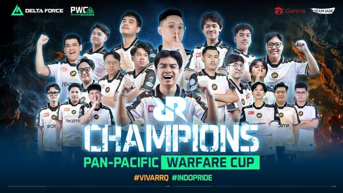 Wakil Indonesia RRQ Juara Turnamen Delta Force Asia Tenggara .